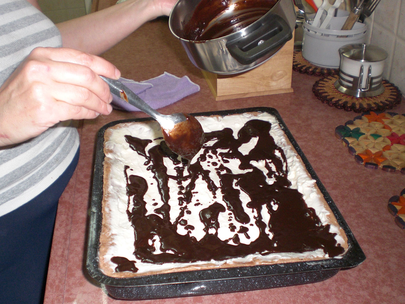 עוגת פודינג שוקולד