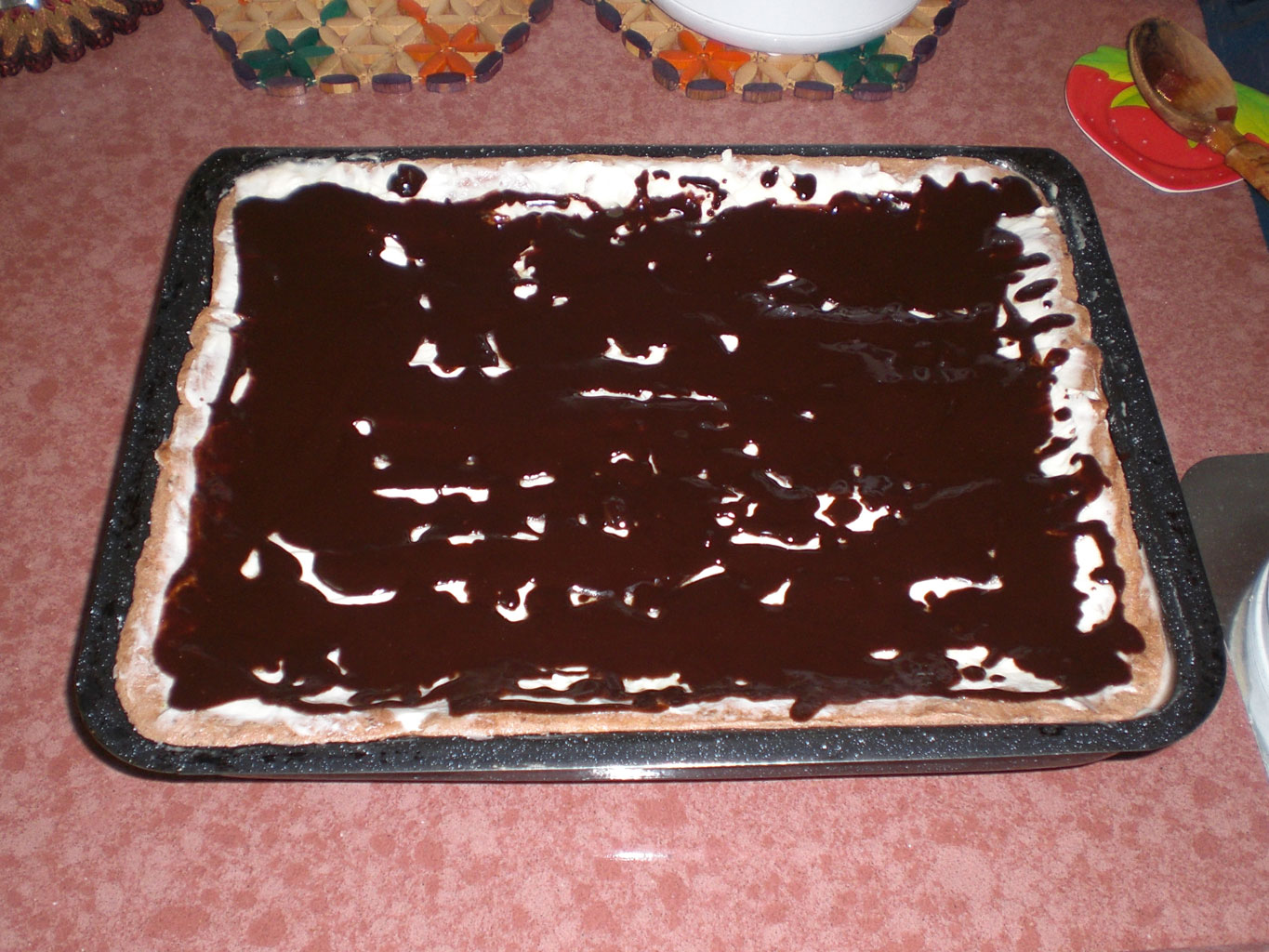 עוגת פודינג שוקולד